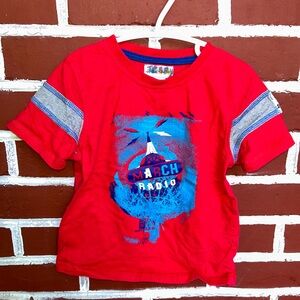 Rococo | red graphic short sleeve t-shirt | size 2